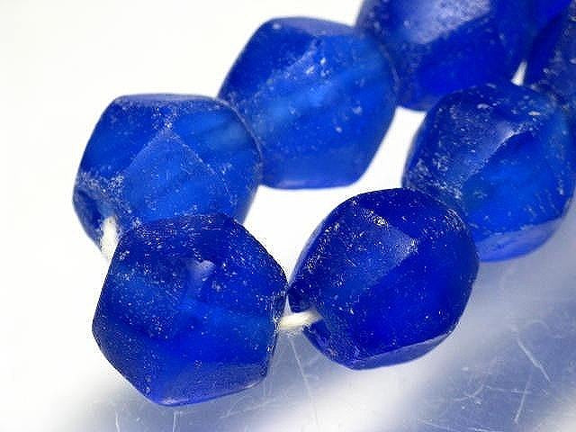 TOKO-BEADS RC001-46N Recycled Glass bead (strand) 14mm RC001-46N リサイクルガラスビーズ（連） 14mm Asian bead & African bead  Handmade,Lampeork,bead,asia,india,ethnic,parts,accessory,beads とんぼ玉,ビーズ,トンボ玉,アジア,インド,エスニック,手作り,パーツ,アクセサリー