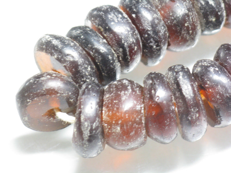 TOKO-BEADS RC001-51N Recycled Glass bead (strand) 15~16mm RC001-51N リサイクルガラスビーズ（連） 15~16mm Asian bead & African bead  Handmade,Lampeork,bead,asia,india,ethnic,parts,accessory,beads とんぼ玉,ビーズ,トンボ玉,アジア,インド,エスニック,手作り,パーツ,アクセサリー