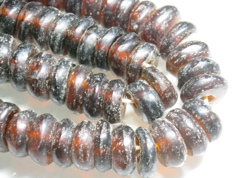TOKO-BEADS RC001-51N Recycled Glass bead (strand) 15~16mm RC001-51N リサイクルガラスビーズ（連） 15~16mm Asian bead & African bead  Handmade,Lampeork,bead,asia,india,ethnic,parts,accessory,beads とんぼ玉,ビーズ,トンボ玉,アジア,インド,エスニック,手作り,パーツ,アクセサリー