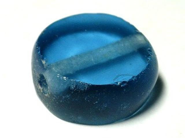 TOKO-BEADS RC001-38S Recycled Glass bead 17.5~19mm RC001-38S リサイクルガラスビーズ 17.5~19mm Asian bead & African bead  Handmade,Lampeork,bead,asia,india,ethnic,parts,accessory,beads とんぼ玉,ビーズ,トンボ玉,アジア,インド,エスニック,手作り,パーツ,アクセサリー