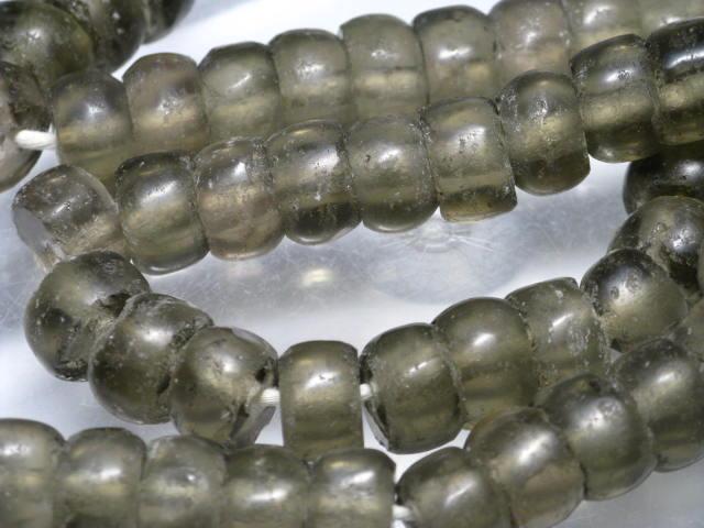 | TOKO-BEADS |RC004N-22 リサイクルガラスビーズ（連） 12.5mmとんぼ玉,ビーズ,トンボ玉,アジア,インド,エスニック,手作り,パーツ,アクセサリー