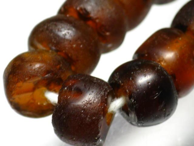 TOKO-BEADS RC004N-24 Recycled Glass bead (strand) 13~14mm RC004N-24 リサイクルガラスビーズ（連） 13~14mm Asian bead & African bead  Handmade,Lampeork,bead,asia,india,ethnic,parts,accessory,beads とんぼ玉,ビーズ,トンボ玉,アジア,インド,エスニック,手作り,パーツ,アクセサリー