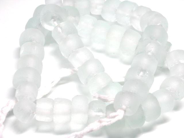 | TOKO-BEADS |RC004N-62 リサイクルガラスビーズ（連） 11~12mmとんぼ玉,ビーズ,トンボ玉,アジア,インド,エスニック,手作り,パーツ,アクセサリー