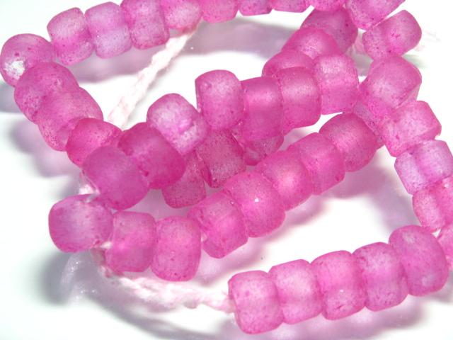 | TOKO-BEADS |RC004N-71 リサイクルガラスビーズ（連）  12~13mmとんぼ玉,ビーズ,トンボ玉,アジア,インド,エスニック,手作り,パーツ,アクセサリー