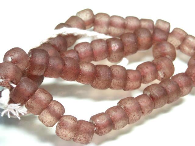 | TOKO-BEADS |RC004N-75 リサイクルガラスビーズ（連）  12~13mmとんぼ玉,ビーズ,トンボ玉,アジア,インド,エスニック,手作り,パーツ,アクセサリー