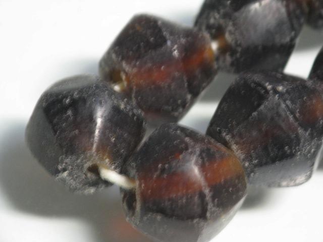TOKO-BEADS RC004-82N Recycled Glass bead (strand) 14~15mm RC004-82N リサイクルガラスビーズ（連） 14~15mm Asian bead & African bead  Handmade,Lampeork,bead,asia,india,ethnic,parts,accessory,beads とんぼ玉,ビーズ,トンボ玉,アジア,インド,エスニック,手作り,パーツ,アクセサリー