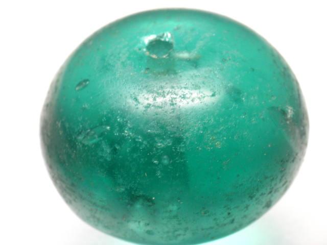 TOKO-BEADS RC006-28 Old Glass bead 32mm RC006-28 オールドガラスビーズ（大玉） 32mm Asian bead & African bead  Handmade,Lampeork,bead,asia,india,ethnic,parts,accessory,beads とんぼ玉,ビーズ,トンボ玉,アジア,インド,エスニック,手作り,パーツ,アクセサリー