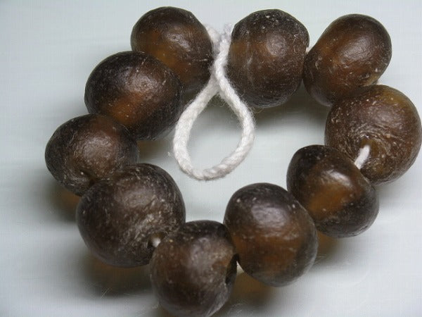 | TOKO-BEADS |RC008N-01 ジャワアンティークガラスビーズ 19mmとんぼ玉,ビーズ,トンボ玉,アジア,インド,エスニック,手作り,パーツ,アクセサリー