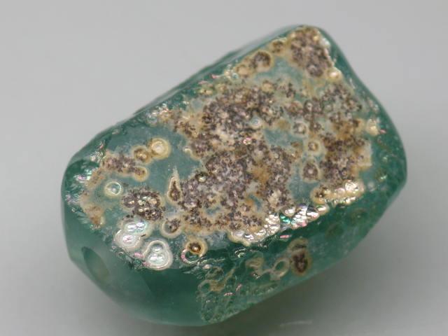 TOKO-BEADS RG020-41 Roman Glass bead 12mm RG020-41 ローマングラスビーズ 12mm Asian bead & African bead  Handmade,Lampeork,bead,asia,india,ethnic,parts,accessory,beads とんぼ玉,ビーズ,トンボ玉,アジア,インド,エスニック,手作り,パーツ,アクセサリー