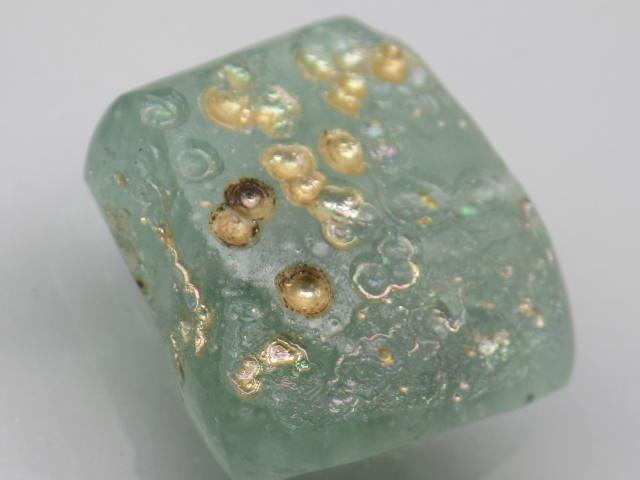 TOKO-BEADS RG020-64 Roman Glass bead 17mm RG020-64 ローマングラスビーズ 17mmLoose Kazuri カズリビーズ Asian bead & African bead  Handmade,Lampeork,bead,asia,india,ethnic,parts,accessory,beads とんぼ玉,ビーズ,トンボ玉,アジア,インド,エスニック,手作り,パーツ,アクセサリー
