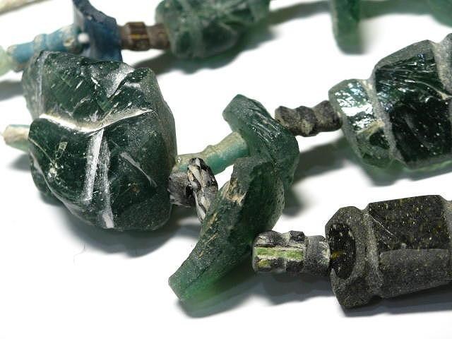 TOKO-BEADS RG022-01 Roman Glass bead (strand) 5~24mm RG022-01 ローマングラス（連） 5~24mm Asian bead & African bead  Handmade,Lampeork,bead,asia,india,ethnic,parts,accessory,beads とんぼ玉,ビーズ,トンボ玉,アジア,インド,エスニック,手作り,パーツ,アクセサリー