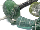 TOKO-BEADS RG022-05 Roman Glass bead (strand) 5~24mm RG022-05 ローマングラス（連） 5~24mm Asian bead & African bead  Handmade,Lampeork,bead,asia,india,ethnic,parts,accessory,beads とんぼ玉,ビーズ,トンボ玉,アジア,インド,エスニック,手作り,パーツ,アクセサリー