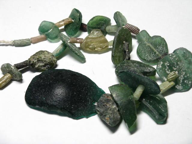 TOKO-BEADS RG022-09 Roman Glass bead (strand) 5~24mm RG022-09 ローマングラス（連） 5~24mm Asian bead & African bead  Handmade,Lampeork,bead,asia,india,ethnic,parts,accessory,beads とんぼ玉,ビーズ,トンボ玉,アジア,インド,エスニック,手作り,パーツ,アクセサリー