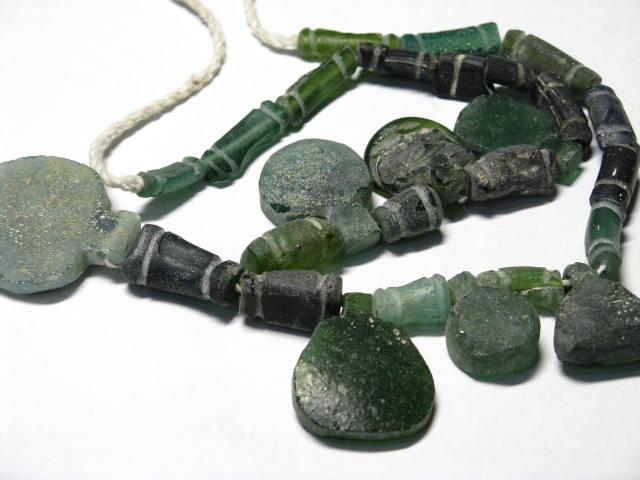 TOKO-BEADS RG022-12 Roman Glass bead (strand) 5~24mm RG022-12 ローマングラス（連） 5~24mm Asian bead & African bead  Handmade,Lampeork,bead,asia,india,ethnic,parts,accessory,beads とんぼ玉,ビーズ,トンボ玉,アジア,インド,エスニック,手作り,パーツ,アクセサリー