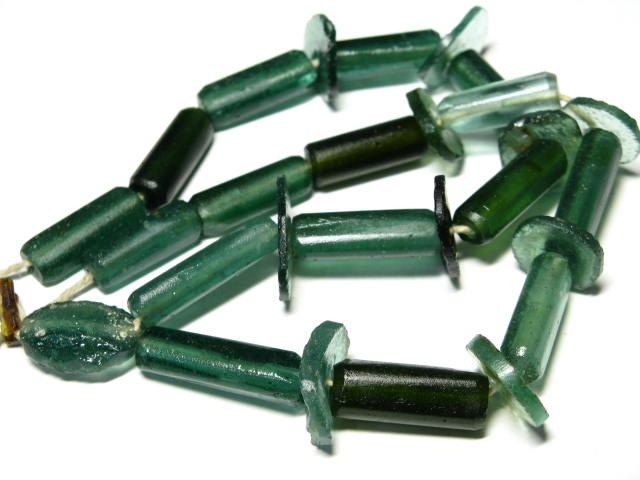 TOKO-BEADS RG022-22 Roman Glass bead (strand) 7~16mm RG022-22 ローマングラス（連） 7~16mm Asian bead & African bead  Handmade,Lampeork,bead,asia,india,ethnic,parts,accessory,beads とんぼ玉,ビーズ,トンボ玉,アジア,インド,エスニック,手作り,パーツ,アクセサリー