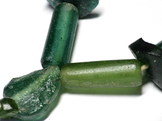 TOKO-BEADS RG022-24 Roman Glass bead (strand) 7~16mm RG022-24 ローマングラス（連） 7~16mm Asian bead & African bead  Handmade,Lampeork,bead,asia,india,ethnic,parts,accessory,beads とんぼ玉,ビーズ,トンボ玉,アジア,インド,エスニック,手作り,パーツ,アクセサリー