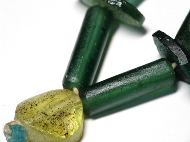 TOKO-BEADS RG022-25 Roman Glass bead (strand) 7~16mm RG022-25 ローマングラス（連） 7~16mm Asian bead & African bead  Handmade,Lampeork,bead,asia,india,ethnic,parts,accessory,beads とんぼ玉,ビーズ,トンボ玉,アジア,インド,エスニック,手作り,パーツ,アクセサリー