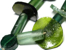 TOKO-BEADS RG022-27 Roman Glass bead (strand) 7~16mm RG022-27 ローマングラス（連） 7~16mm Asian bead & African bead  Handmade,Lampeork,bead,asia,india,ethnic,parts,accessory,beads とんぼ玉,ビーズ,トンボ玉,アジア,インド,エスニック,手作り,パーツ,アクセサリー