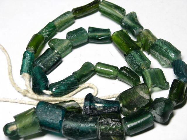 TOKO-BEADS RG022-35 Roman Glass bead (strand) 6~14mm RG022-35 ローマングラス（連） 6~14mmLoose Kazuri カズリビーズ Asian bead & African bead  Handmade,Lampeork,bead,asia,india,ethnic,parts,accessory,beads とんぼ玉,ビーズ,トンボ玉,アジア,インド,エスニック,手作り,パーツ,アクセサリー
