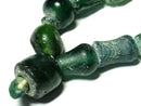 TOKO-BEADS RG022-37 Roman Glass bead (strand) 6~14mm RG022-37 ローマングラス（連） 6~14mm Asian bead & African bead  Handmade,Lampeork,bead,asia,india,ethnic,parts,accessory,beads とんぼ玉,ビーズ,トンボ玉,アジア,インド,エスニック,手作り,パーツ,アクセサリー