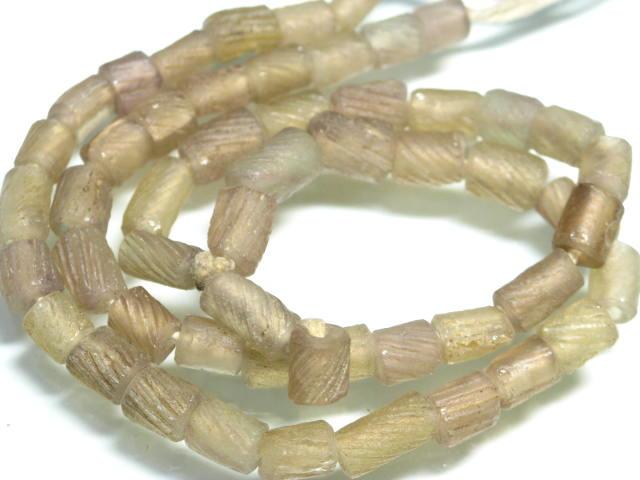 | TOKO-BEADS |RG022-51 ローマングラス（連） 5~7mmとんぼ玉,ビーズ,トンボ玉,アジア,インド,エスニック,手作り,パーツ,アクセサリー