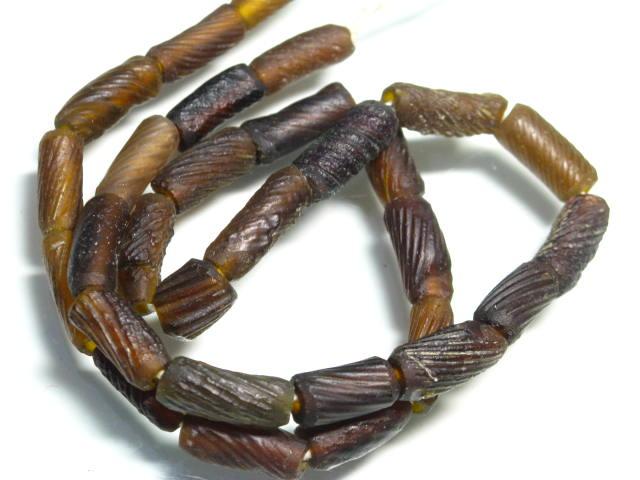 | TOKO-BEADS |RG022-58 ローマングラス（連） 5~7mmとんぼ玉,ビーズ,トンボ玉,アジア,インド,エスニック,手作り,パーツ,アクセサリー