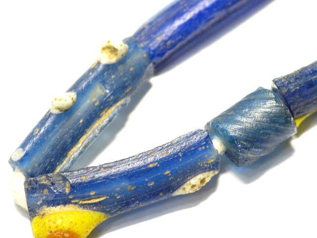 TOKO-BEADS RG022-76 Roman Glass bead (strand) 5~7mm RG022-76 ローマングラス（連） 5~7mm Asian bead & African bead  Handmade,Lampeork,bead,asia,india,ethnic,parts,accessory,beads とんぼ玉,ビーズ,トンボ玉,アジア,インド,エスニック,手作り,パーツ,アクセサリー