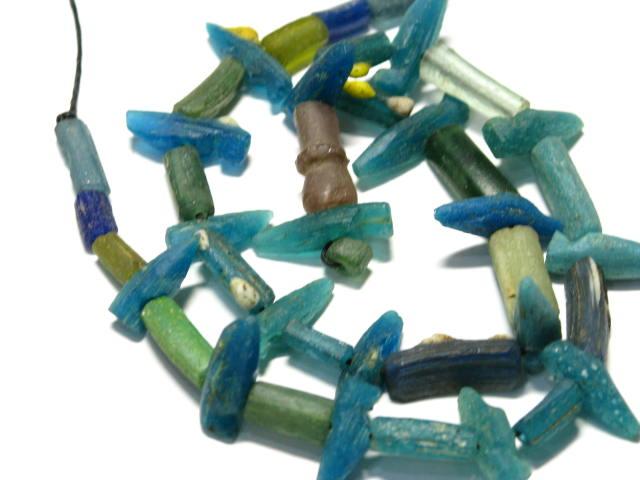 TOKO-BEADS RG022-85 Roman Glass bead (strand) 6.5~17mm RG022-85 ローマングラス（連） 6.5~17mm Asian bead & African bead  Handmade,Lampeork,bead,asia,india,ethnic,parts,accessory,beads とんぼ玉,ビーズ,トンボ玉,アジア,インド,エスニック,手作り,パーツ,アクセサリー