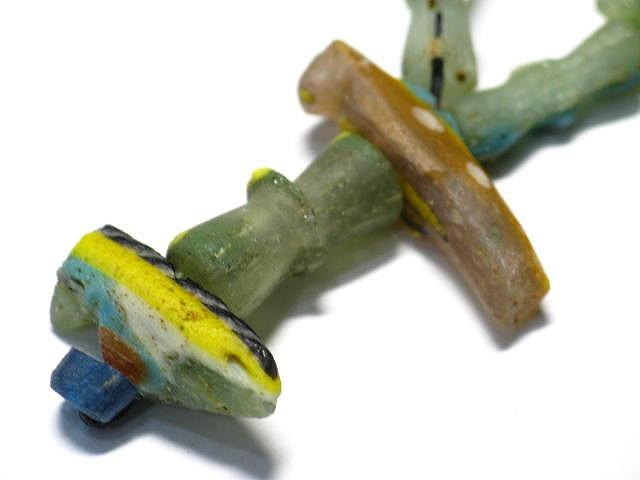 TOKO-BEADS RG022-88 Roman Glass bead (strand) 6.5~17mm RG022-88 ローマングラス（連） 6.5~17mm Asian bead & African bead  Handmade,Lampeork,bead,asia,india,ethnic,parts,accessory,beads とんぼ玉,ビーズ,トンボ玉,アジア,インド,エスニック,手作り,パーツ,アクセサリー