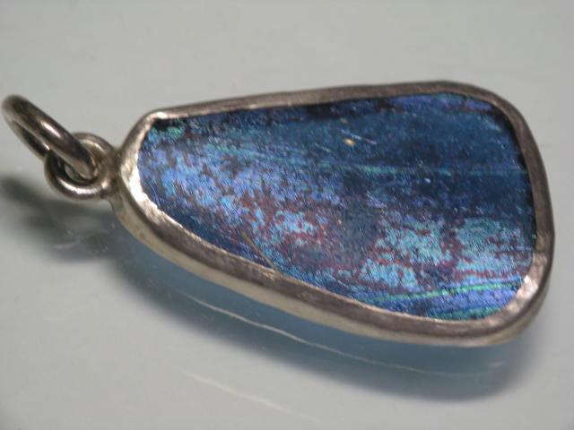 TOKO-BEADS RG024-02 Roman Glass Charm (silver925) 37mm RG024-02 ローマングラスペンダントトップ（シルバー） 37mmLoose Kazuri カズリビーズ Asian bead & African bead  Handmade,Lampeork,bead,asia,india,ethnic,parts,accessory,beads とんぼ玉,ビーズ,トンボ玉,アジア,インド,エスニック,手作り,パーツ,アクセサリー