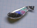TOKO-BEADS RG024-19 Roman Glass Charm (silver925) 30mm RG024-19 ローマングラスペンダントトップ（シルバー） 30mm Asian bead & African bead  Handmade,Lampeork,bead,asia,india,ethnic,parts,accessory,beads とんぼ玉,ビーズ,トンボ玉,アジア,インド,エスニック,手作り,パーツ,アクセサリー