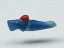 TOKO-BEADS RG052-21 Roman Glass bead (Blue Bird) 14mm RG052-21 ローマングラス（青い鳥） 14mm Asian bead & African bead  Handmade,Lampeork,bead,asia,india,ethnic,parts,accessory,beads とんぼ玉,ビーズ,トンボ玉,アジア,インド,エスニック,手作り,パーツ,アクセサリー
