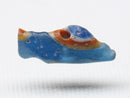 TOKO-BEADS RG052-35 Roman Glass bead (Blue Bird) 14mm RG052-35 ローマングラス（青い鳥） 14mm Asian bead & African bead  Handmade,Lampeork,bead,asia,india,ethnic,parts,accessory,beads とんぼ玉,ビーズ,トンボ玉,アジア,インド,エスニック,手作り,パーツ,アクセサリー