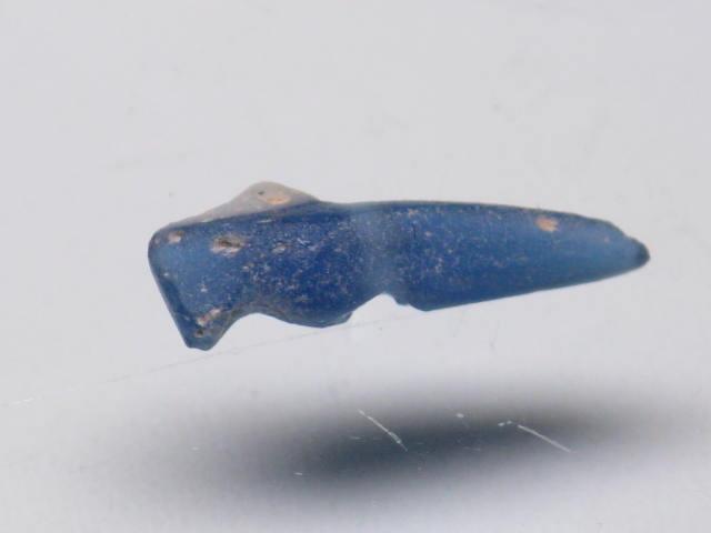 TOKO-BEADS RG052-41 Roman Glass bead (Blue Bird) 13mm RG052-41 ローマングラス（青い鳥） 13mm Asian bead & African bead  Handmade,Lampeork,bead,asia,india,ethnic,parts,accessory,beads とんぼ玉,ビーズ,トンボ玉,アジア,インド,エスニック,手作り,パーツ,アクセサリー