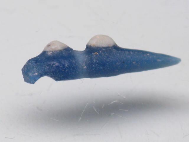 TOKO-BEADS RG052-58 Roman Glass bead (Blue Bird) 16mm RG052-58 ローマングラス（青い鳥） 16mm Asian bead & African bead  Handmade,Lampeork,bead,asia,india,ethnic,parts,accessory,beads とんぼ玉,ビーズ,トンボ玉,アジア,インド,エスニック,手作り,パーツ,アクセサリー
