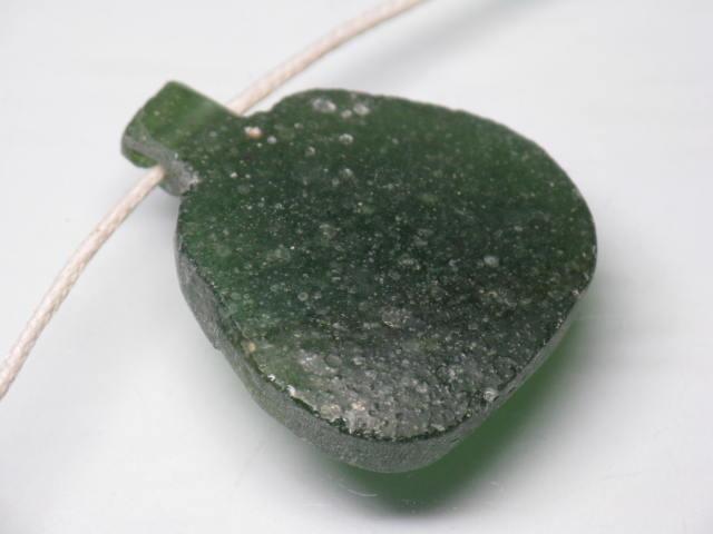 TOKO-BEADS RG053-42 Roman Glass Charm 29mm RG053-42 ローマングラスペンダントトップ 29mmLoose Kazuri カズリビーズ Asian bead & African bead  Handmade,Lampeork,bead,asia,india,ethnic,parts,accessory,beads とんぼ玉,ビーズ,トンボ玉,アジア,インド,エスニック,手作り,パーツ,アクセサリー