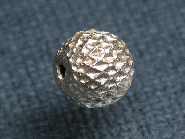 TOKO-BEADS SC007 Silver Cris bead 8mm SC007 シルバークリスビーズ 8mm Asian bead & African bead  Handmade,Lampeork,bead,asia,india,ethnic,parts,accessory,beads とんぼ玉,ビーズ,トンボ玉,アジア,インド,エスニック,手作り,パーツ,アクセサリー