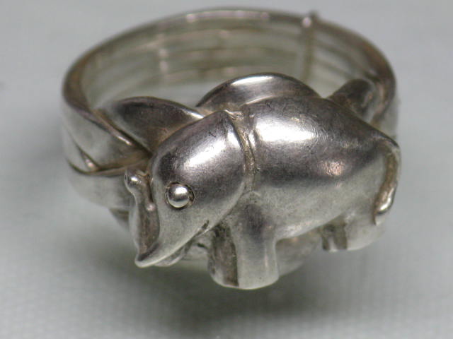 SR028 Silver925 Puzzle Ring #9