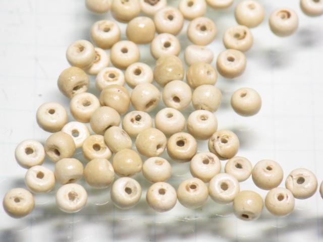 | TOKO-BEADS |SW001-06 ココナッツビーズ 3~4mmとんぼ玉,ビーズ,トンボ玉,アジア,インド,エスニック,手作り,パーツ,アクセサリー