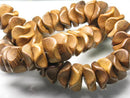 TOKO-BEADS SW001-59N Wooden bead (strand) 20mm SW001-59N ウッドビーズ（連） 20mm Asian bead & African bead  Handmade,Lampeork,bead,asia,india,ethnic,parts,accessory,beads とんぼ玉,ビーズ,トンボ玉,アジア,インド,エスニック,手作り,パーツ,アクセサリー