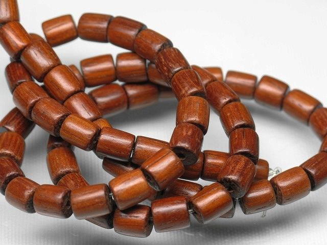 | TOKO-BEADS |SW001N-99 ウッドビーズ（連） 6mmとんぼ玉,ビーズ,トンボ玉,アジア,インド,エスニック,手作り,パーツ,アクセサリー