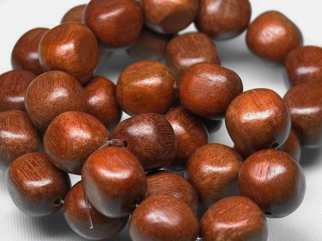 | TOKO-BEADS |SW002N-60 ウッドビーズ（連） 12mmとんぼ玉,ビーズ,トンボ玉,アジア,インド,エスニック,手作り,パーツ,アクセサリー