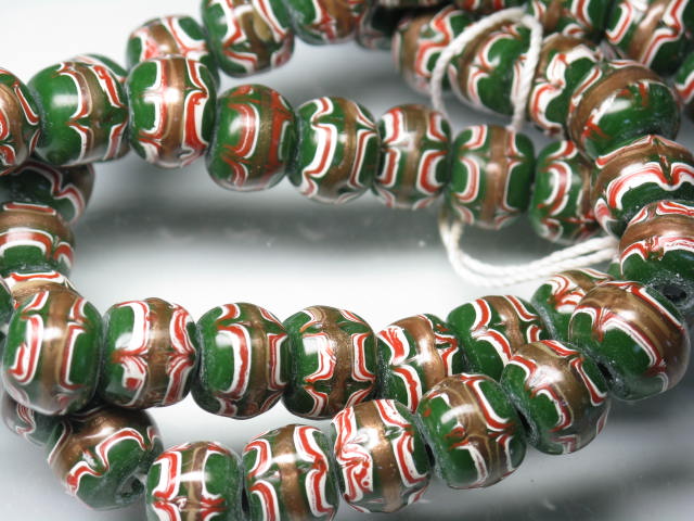 TOKO-BEADS T001N-03 Tombodama Glass bead (strand) 11~12mm T001N-03 とんぼ玉（連） 11~12mmLoose Kazuri カズリビーズ Asian bead & African bead  Handmade,Lampeork,bead,asia,india,ethnic,parts,accessory,beads とんぼ玉,ビーズ,トンボ玉,アジア,インド,エスニック,手作り,パーツ,アクセサリー