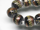 TOKO-BEADS T003N-01 Tombodama Glass bead 10mm T003N-01 とんぼ玉（連） 10mm Asian bead & African bead  Handmade,Lampeork,bead,asia,india,ethnic,parts,accessory,beads とんぼ玉,ビーズ,トンボ玉,アジア,インド,エスニック,手作り,パーツ,アクセサリー