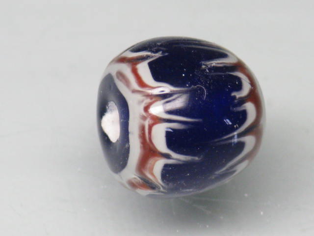 TOKO-BEADS T005S-01 Tombodama Glass bead 8.5mm T005S-01 とんぼ玉 8.5mmLoose Kazuri カズリビーズ Asian bead & African bead  Handmade,Lampeork,bead,asia,india,ethnic,parts,accessory,beads とんぼ玉,ビーズ,トンボ玉,アジア,インド,エスニック,手作り,パーツ,アクセサリー