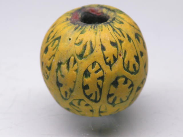 TOKO-BEADS T006 Lampwork glass bead 19mm T006 ジャワ玉（とんぼ玉） 19mmLoose Kazuri カズリビーズ Asian bead & African bead  Handmade,Lampeork,bead,asia,india,ethnic,parts,accessory,beads とんぼ玉,ビーズ,トンボ玉,アジア,インド,エスニック,手作り,パーツ,アクセサリー