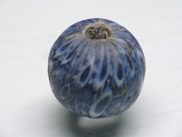 TOKO-BEADS T007 Lampwork glass bead 20mm T007 ジャワ玉（とんぼ玉） 20mmLoose Kazuri カズリビーズ Asian bead & African bead  Handmade,Lampeork,bead,asia,india,ethnic,parts,accessory,beads とんぼ玉,ビーズ,トンボ玉,アジア,インド,エスニック,手作り,パーツ,アクセサリー