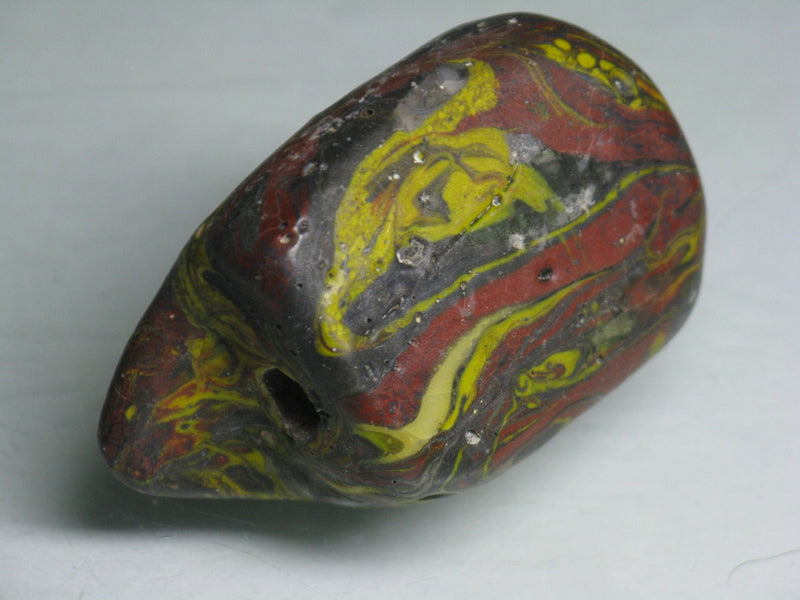 TOKO-BEADS T008 "Tombodama_duck" bead 38mm T008 ジャワ玉（鴨型） 38mm Asian bead & African bead  Handmade,Lampeork,bead,asia,india,ethnic,parts,accessory,beads とんぼ玉,ビーズ,トンボ玉,アジア,インド,エスニック,手作り,パーツ,アクセサリー