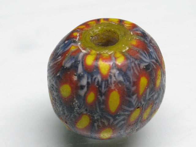 TOKO-BEADS T009 Lampwork glass bead 17.5mm T009 ジャワ玉（とんぼ玉） 17.5mmLoose Kazuri カズリビーズ Asian bead & African bead  Handmade,Lampeork,bead,asia,india,ethnic,parts,accessory,beads とんぼ玉,ビーズ,トンボ玉,アジア,インド,エスニック,手作り,パーツ,アクセサリー