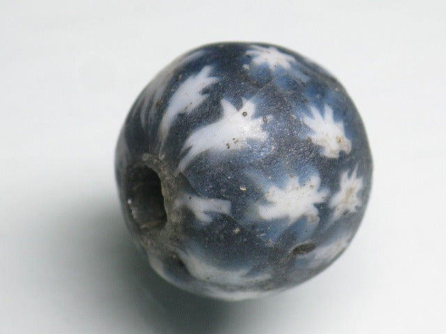 TOKO-BEADS T013-01 Lampwork glass bead 18mm T013-01 ジャワ玉（とんぼ玉） 18mm Asian bead & African bead  Handmade,Lampeork,bead,asia,india,ethnic,parts,accessory,beads とんぼ玉,ビーズ,トンボ玉,アジア,インド,エスニック,手作り,パーツ,アクセサリー